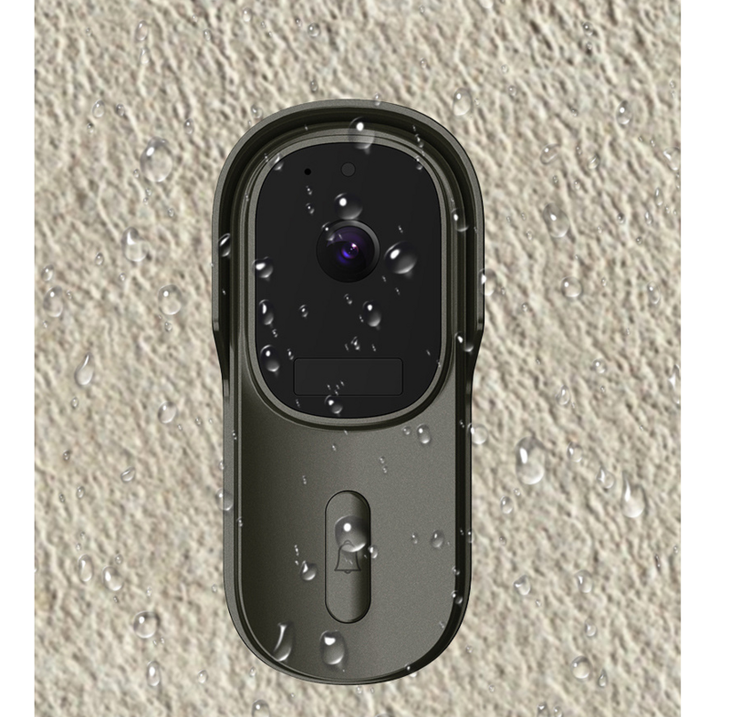 Detector de movimiento inalámbrico para el hogar, timbre inteligente con Wifi, intercomunicador Visual, monitor, vídeo Visual, Tuya, PIR, WF001