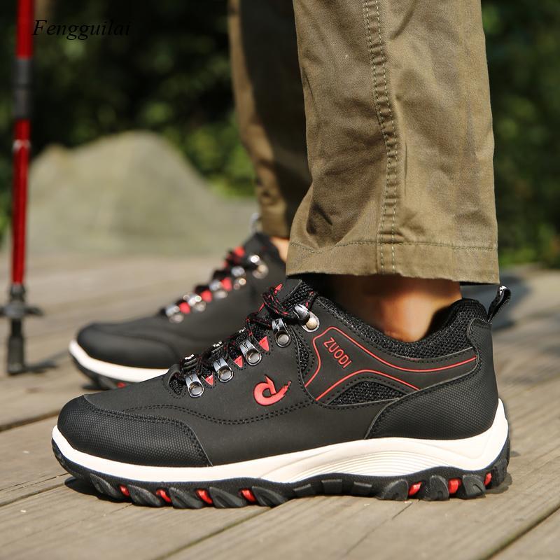 Zapatillas deportivas antideslizantes para hombre, zapatos de deporte masculinos para correr al aire libre, senderismo, montañismo y viajes