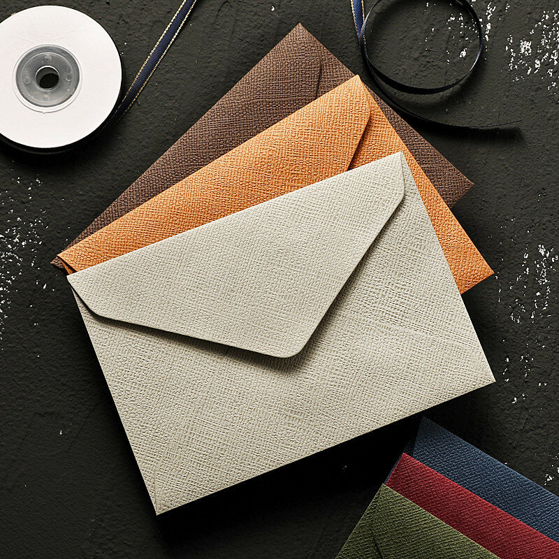 5/10 sztuk Ins proste koperty na listy DIY wesele zaproszenia na przyjęcie pocztówka okładka koreańskie artykuły papiernicze artykuły biurowe