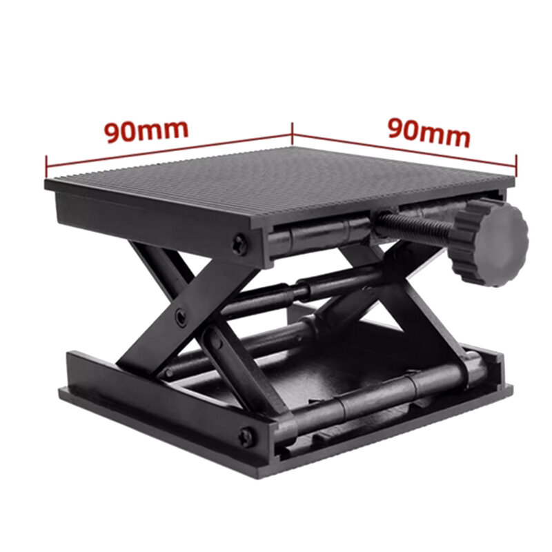 1pcs Plastic Lift Table Woodworking Carving Lift Table Adjustable Height Laboratory Level Lift Table Bracket Tool