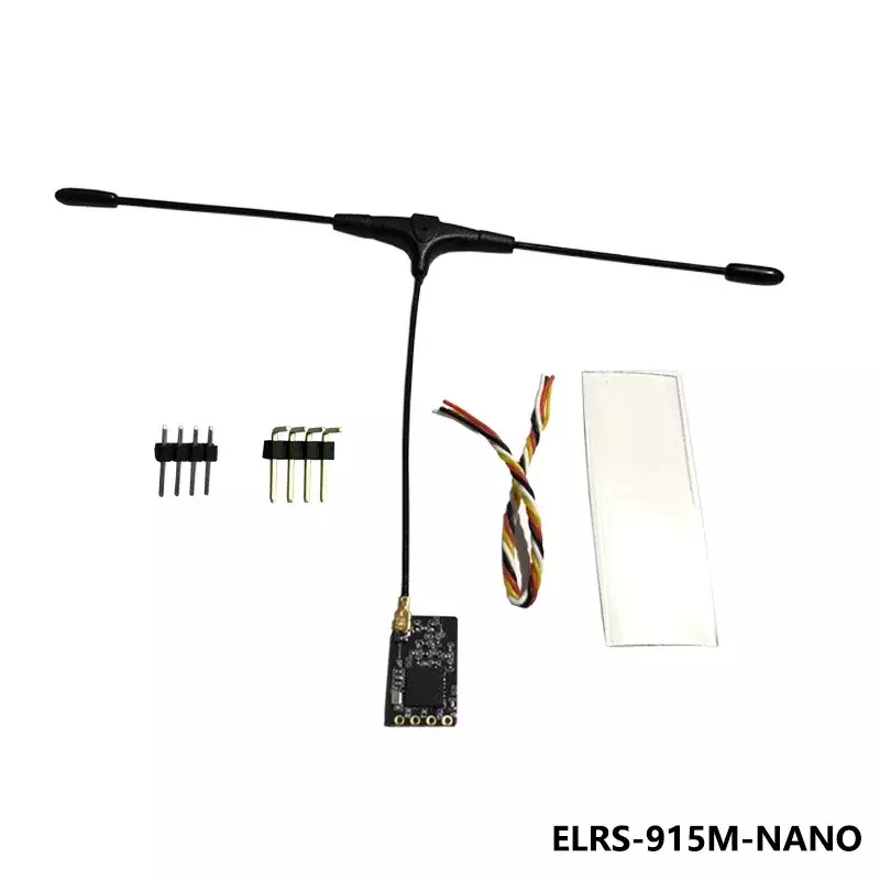 ELRS-receptor NANO ExpressLRS con antena tipo T, 915MHz/2,4 GHz, compatible con actualización de Wifi para RC FPV, piezas de Drones de desplazamiento