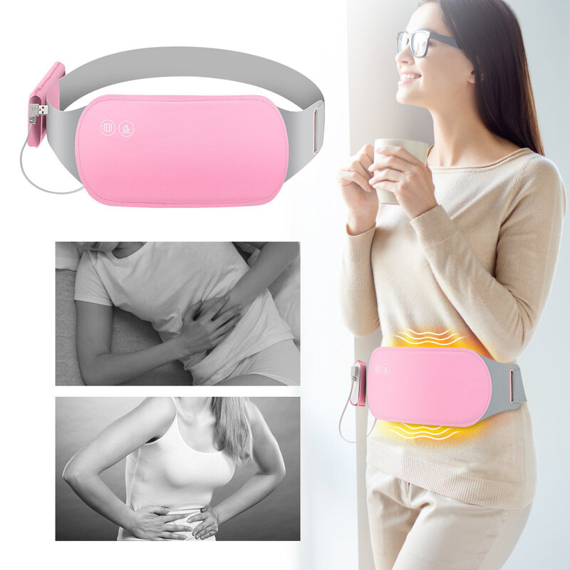 Novo Quente Palácio Belt Gift Box Quente Estômago e Cintura Dor para Meninas com Dismenorreia Menstrual