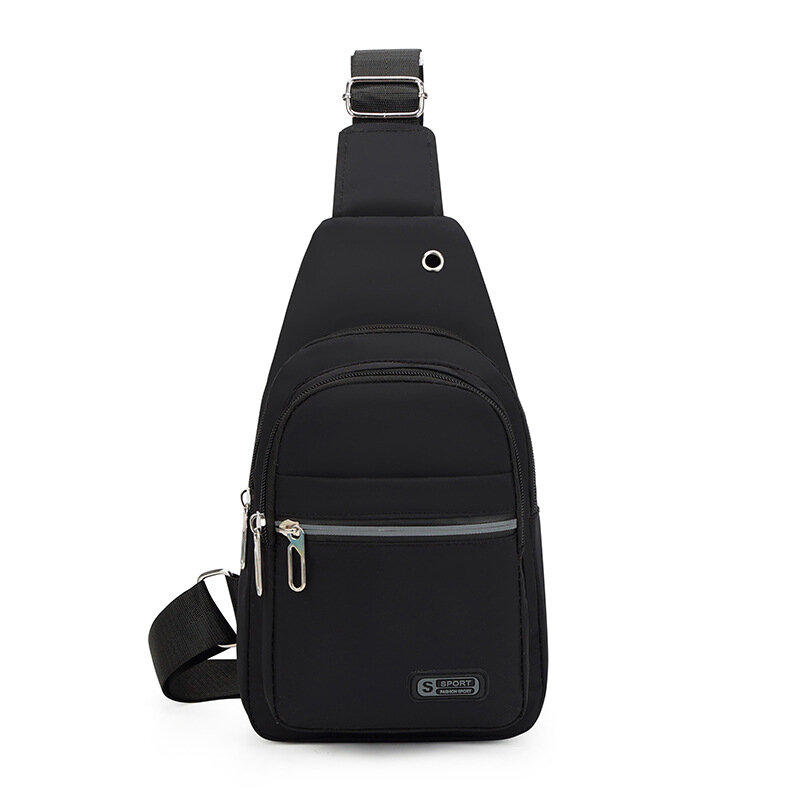 Neue BH-Tasche Modetrend Oxford Stoff Rucksack lässig Umhängetasche Brusttasche Gürtel tasche Cross Bodybag für Outdoor-Wanderungen