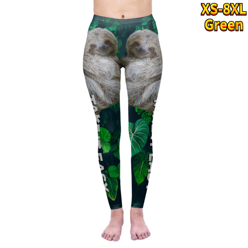 New Women's Summer Printed Pants Yoga Pants Workout Pants Sweatpants Outdoor Pencil Pants Leggings XS-8XL