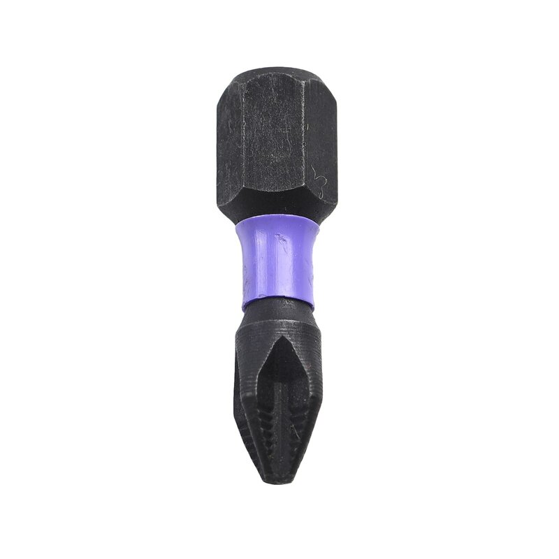 Destornillador PH2 magnético antideslizante, broca de impacto de 25-150mm, herramientas manuales magnéticas, color negro