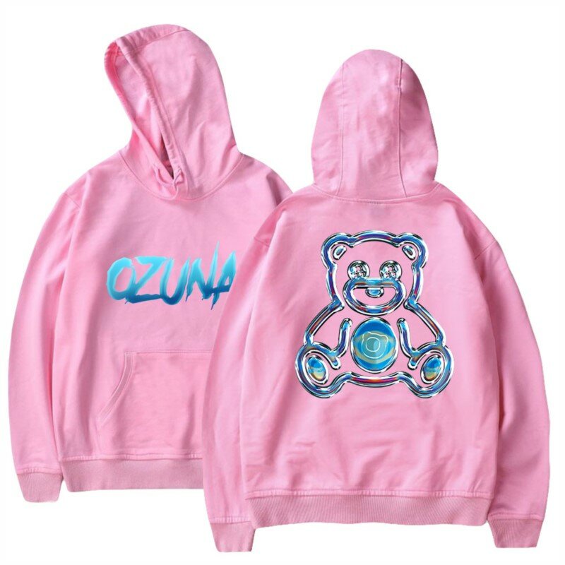 Ozuna Bear Print Hoodie Merch For Men/Women Unisex Winter Casuals Fashion Long Sleeve Sweatshirt Hooded Streetwear