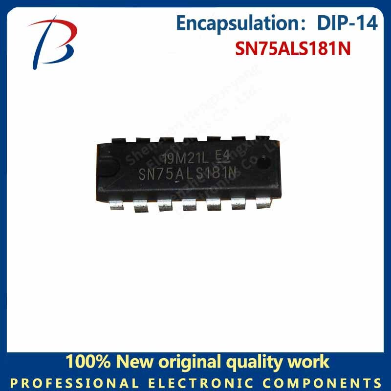 Paquete de 10 piezas SN75ALS181N, chip transceptor, controlador diferencial DIP-14