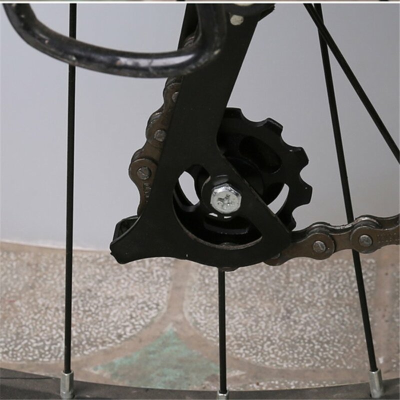 Rueda de desviador trasero de bicicleta, polea de rodamiento de cerámica, CNC, pieza de rodillo de dirección, accesorio de ciclismo, 11T