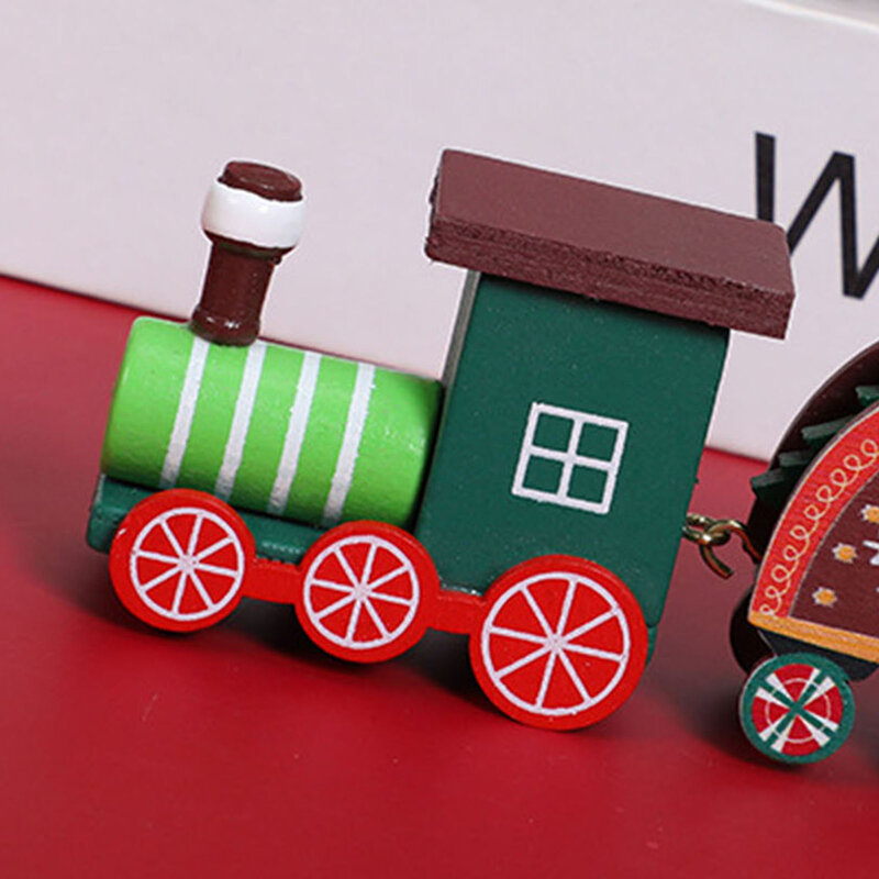 메리 크리스마스 기차 장식 절묘한 다채로운 포장 운송 빌딩 장난감, 파티 호의 및 학교 용품