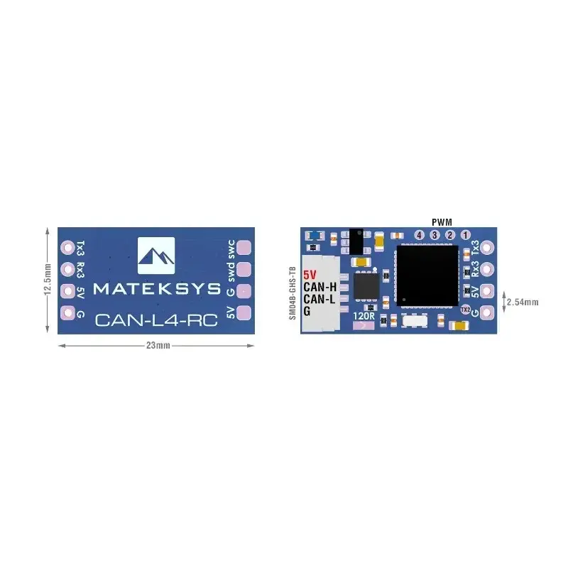 MATConvex-Adaptateur d'entrée Mateksys AP_PERIPH LilRC CAN-L4-RC