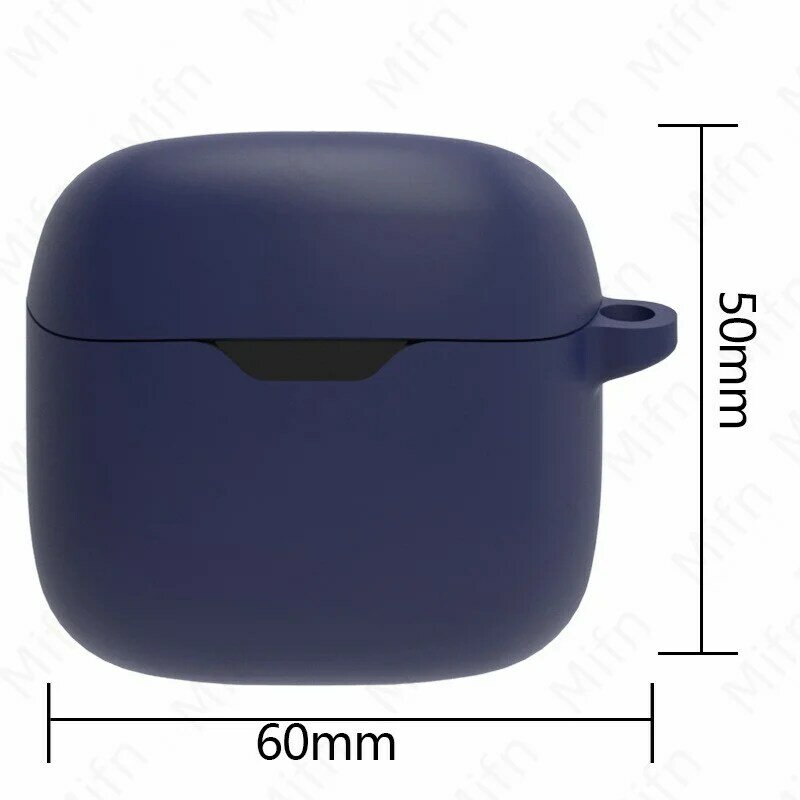 Funda de silicona antideslizante para auriculares inalámbricos, funda protectora con gancho para JBL TUNE FLEX, Bluetooth