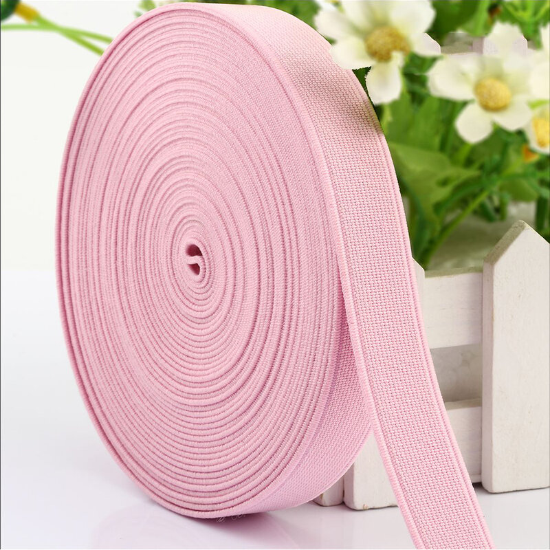 16m 1.5cm Flat Ribbon Waistband Garment Accessories Craft Thickened Apparel Plain DIY Sewing Trim Latex For Clothes Elastic Band