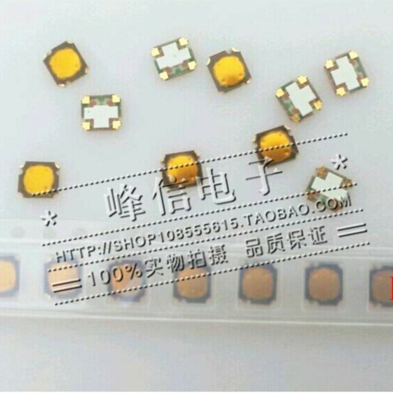 Patch de montre japonais à 4 ou quatre pieds, bouton à Membrane, interrupteur tactile, Micro interrupteur, pieds plaqués or, 10 pièces