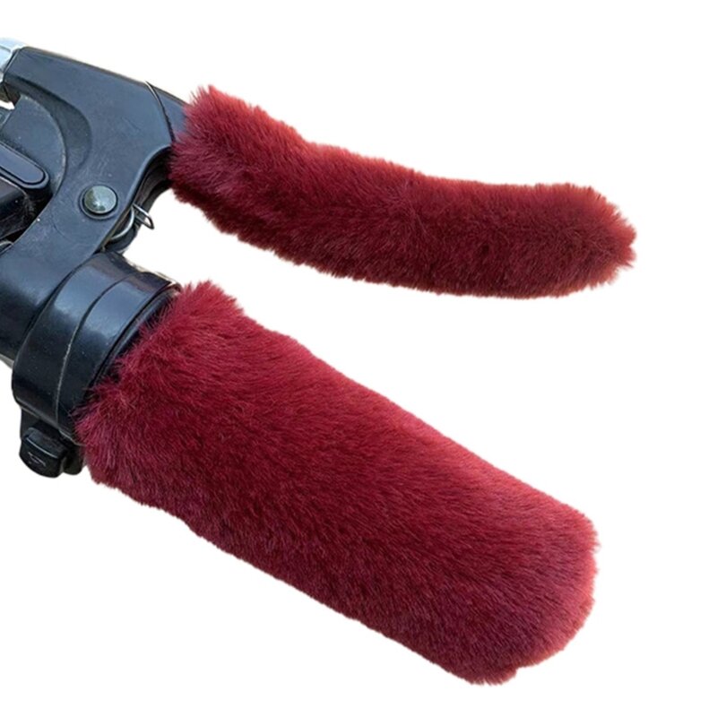 BF88 4 pièces couvre-guidon d'hiver gants guidon chauds confortables pour conduire des motos des vélos
