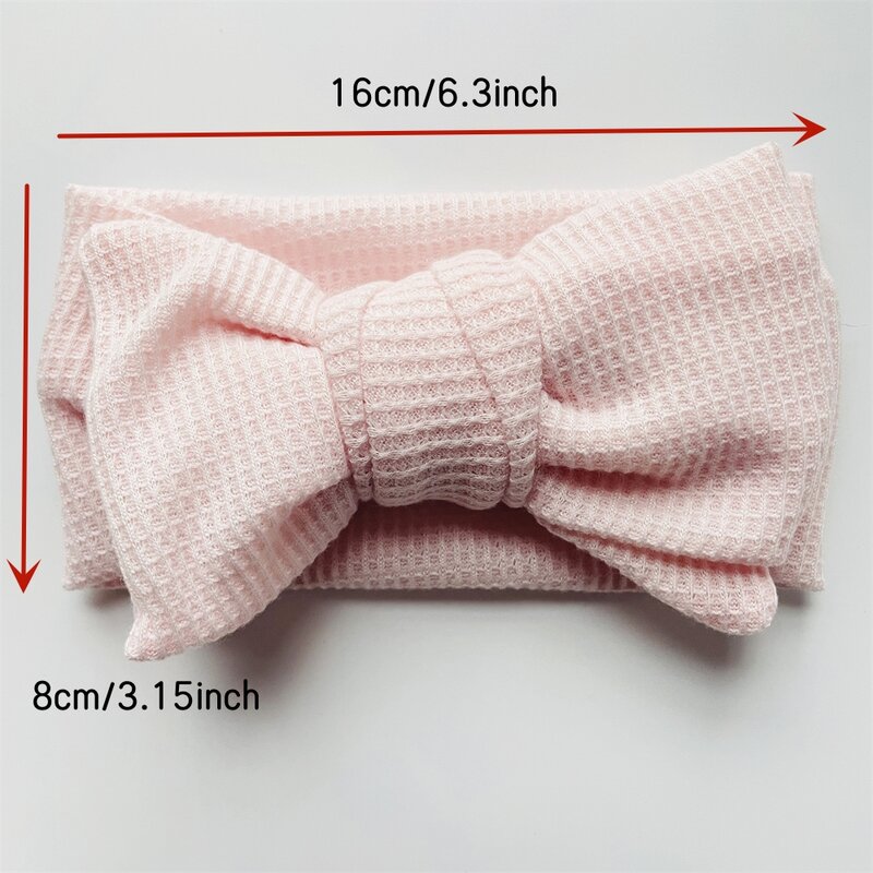 女の赤ちゃんのための弓のヘッドバンド,大きな蝶ネクタイ付きの頑丈な新生児アクセサリー