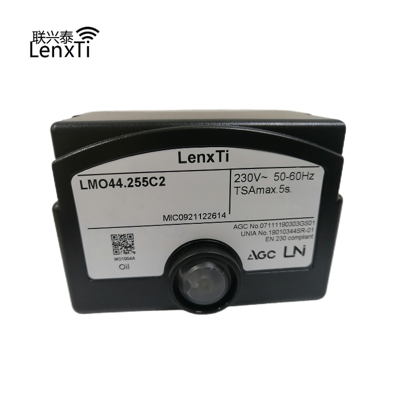 LenxTi LMO44.255C2 -LMO44.255C2BT Kontrol Pembakar Minyak, Pemanas Udara Stasioner, 2 Tahap, QRB/QRC, 30Kg/Jam, AC230V