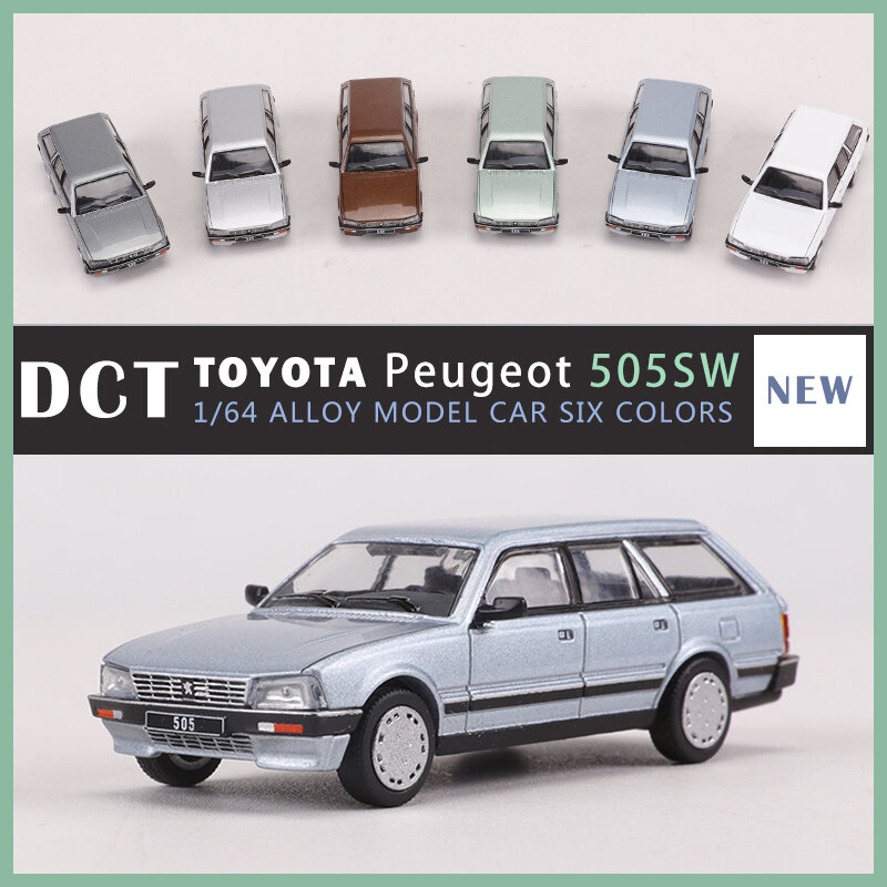 DCT 1:64 Toyota Peugeot 505SW Alloy Model Car