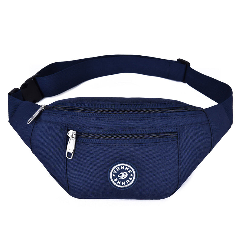 Men Male Waist Bag Pack Grey Casual Functional Belt Bag Large Belt Pouch Single Shoulder Crossbody Bag Belt Bag Fanny Travel Hip