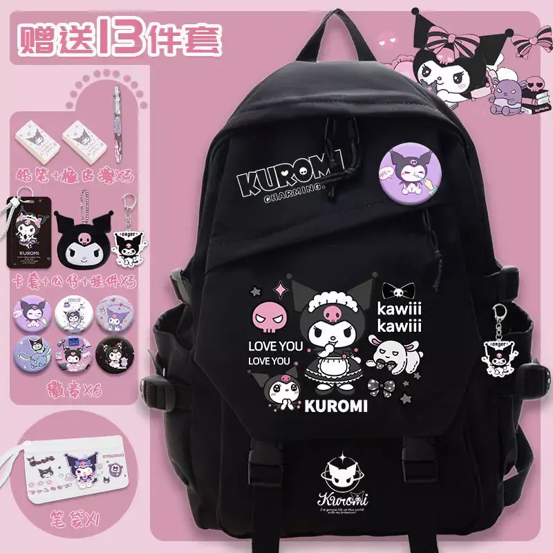 Sanrio новый рюкзак Clow M для девушек большой емкости студенческая мода милый школьный рюкзак простой