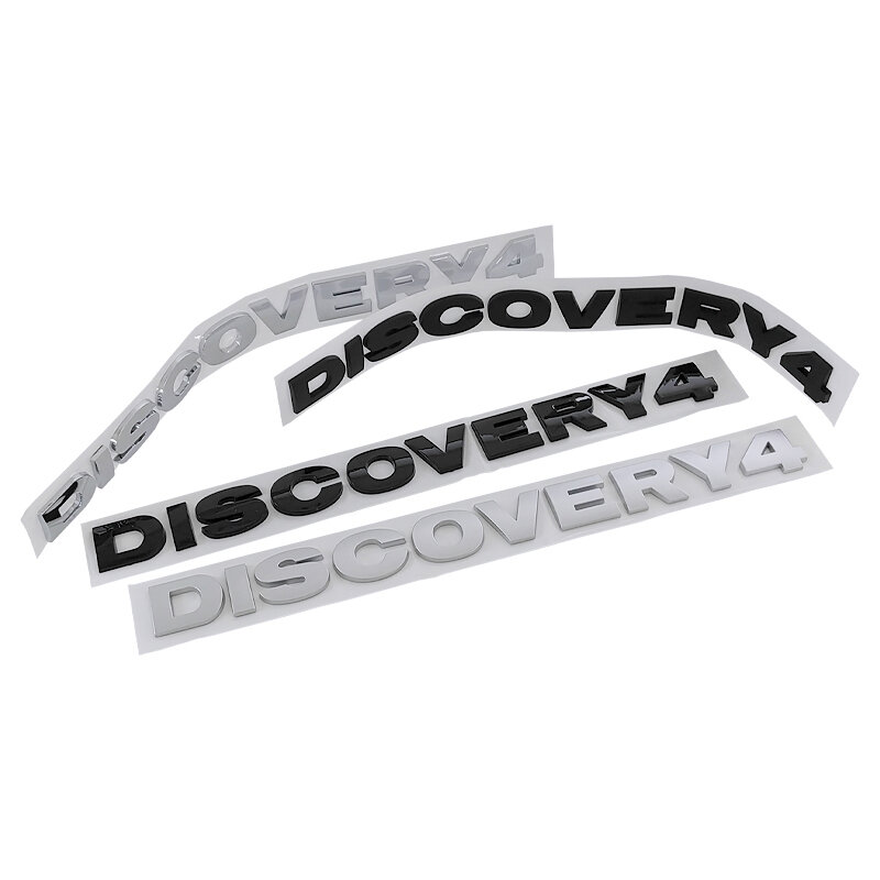 3d ABS Discovery Logo Huruf Mobil Front Hood Bonnet Grill Trunk Badge untuk Land Rover Discovery 4 Lambang Stiker Accessories