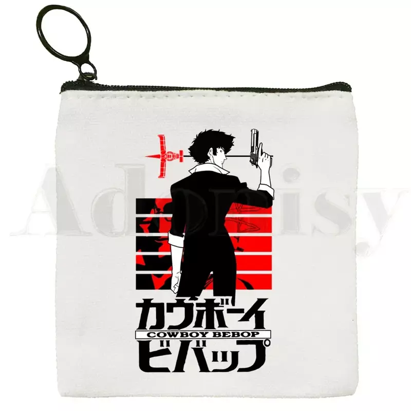 Cowboy Bebop Spike Japanese Anime Manga  Coin Purse Storage Small  Card Bag Key Bag Coin Clutch  Zipper Key Bag