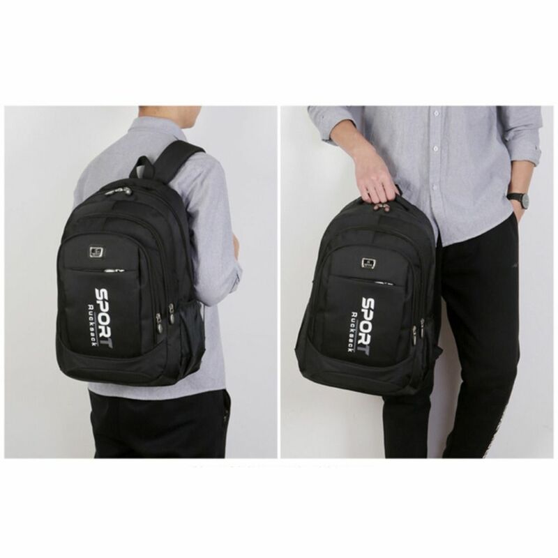 Waterproof Backpack Trendy Oxford Large Capacity Men's Backbag Business Computer Bag Men