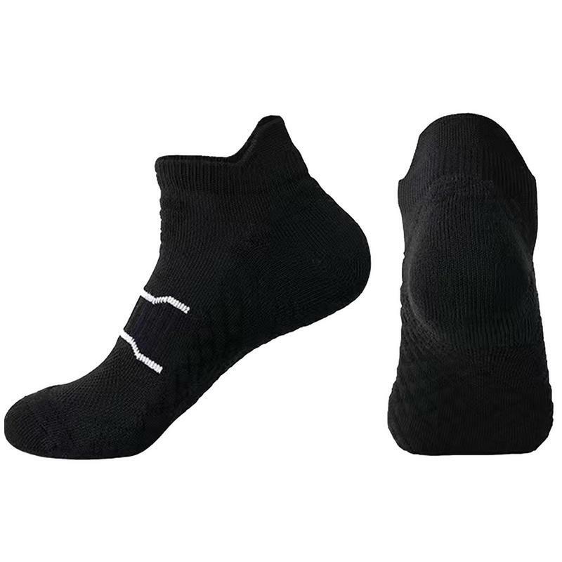 Calcetines tobilleros acolchados para hombre, calcetín deportivo Unisex, antideslizante y antiolor, absorbe la humedad