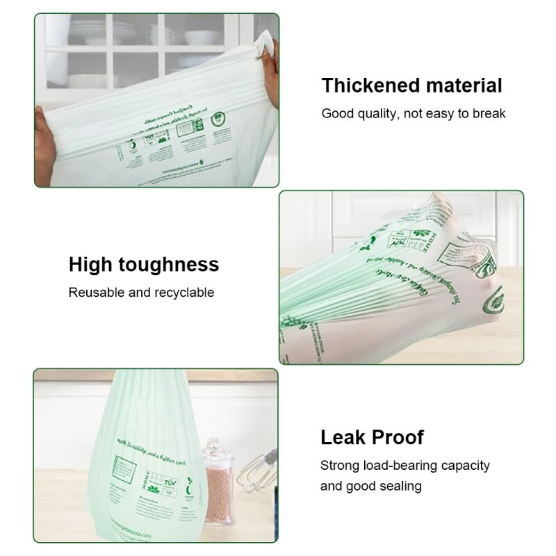 Spersonalizowany produkt 、 trwała szalona sprzedaż składanych worek do pakowania biodegradowalnych plastikowych toreb na zakupy dla biznesu