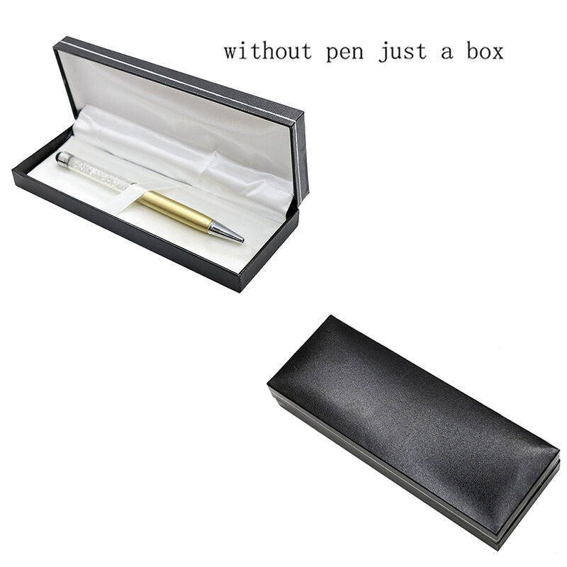 PU Case Pen Storage Box School Office Use Transparent Stationery Organizer For One Pen