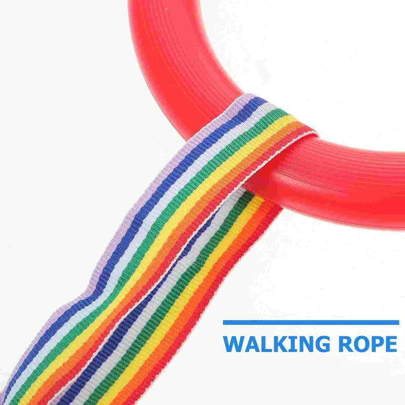 유아 워킹 로프 어린이 핸들 안전 다채로운 라인, 밝은 색상 워킹 로프, 어린이 안전 로프, 3 개
