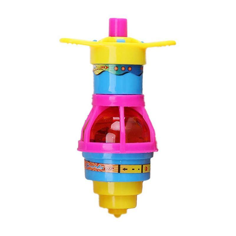 Giro luminoso superior giroscópio piscando luz girando brinquedos superiores para crianças festa de chuveiro do bebê favores
