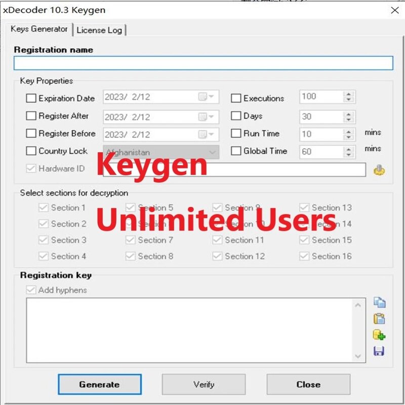 Nouveau XDecoder 10.3 avec Keygen illimité DTC Remover, DTC OFF Supprimer le logiciel, Désactiver Brave Off DTCRemover pour de nombreux Lapmedicents