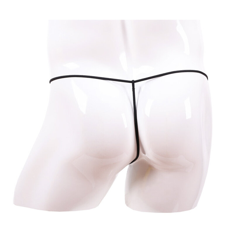 Sexy Männer Beutel Tanga Slips dünne Träger niedrige Taille Mini G String Unterhose ausgesetzt Gesäß verführer ische Dessous erotische Unterwäsche