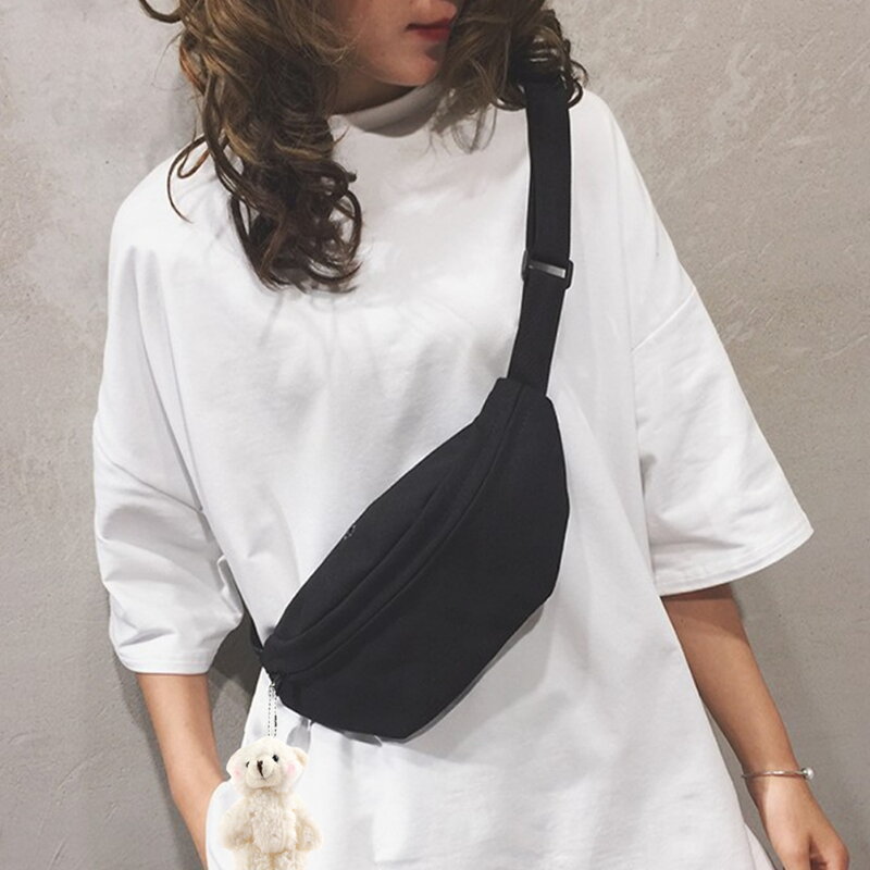 2022 moda feminina bolsa de ombro lona sacos viagem ao ar livre pacote crossbody organizador lazer fanny pacote com acessórios