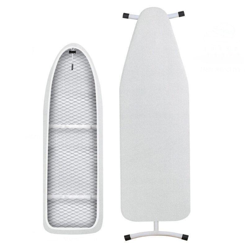 Ironing Board Cover Heat Reflective Universal Home Easy Fit Accessories Cotton Blend Thick Drawstring Washable Protective