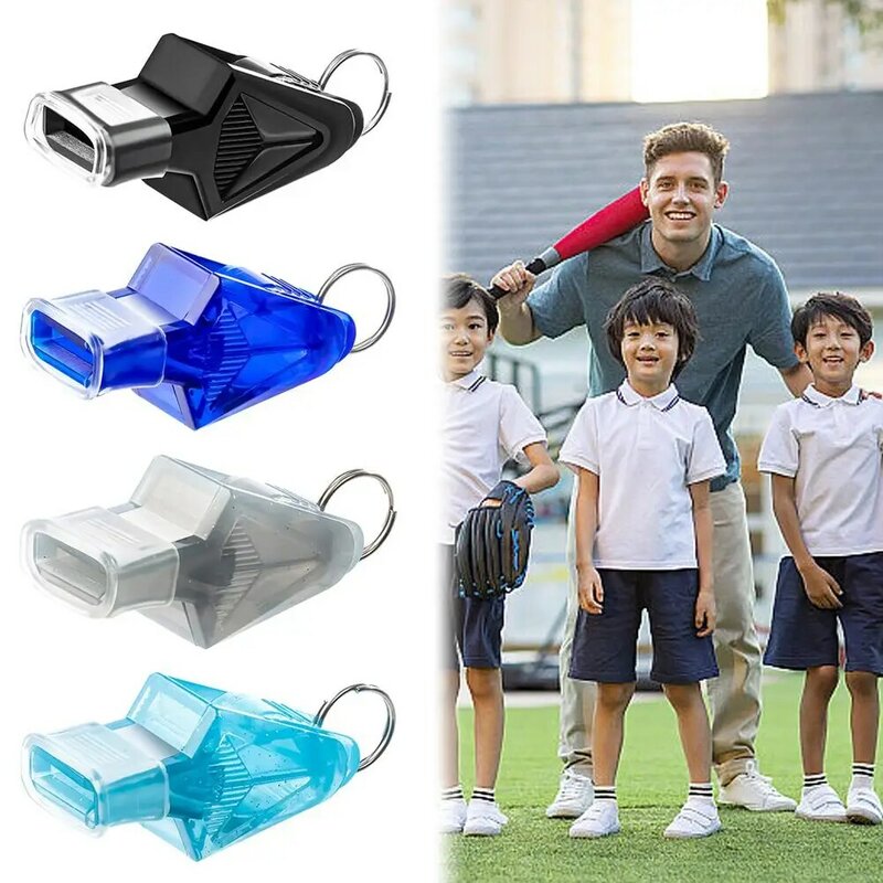 1pc Professional Plastic Whistle Sports Whistle Portable Loud Crisp Sound Whistle Multifunctinal For Football Basketball Sp C5q7