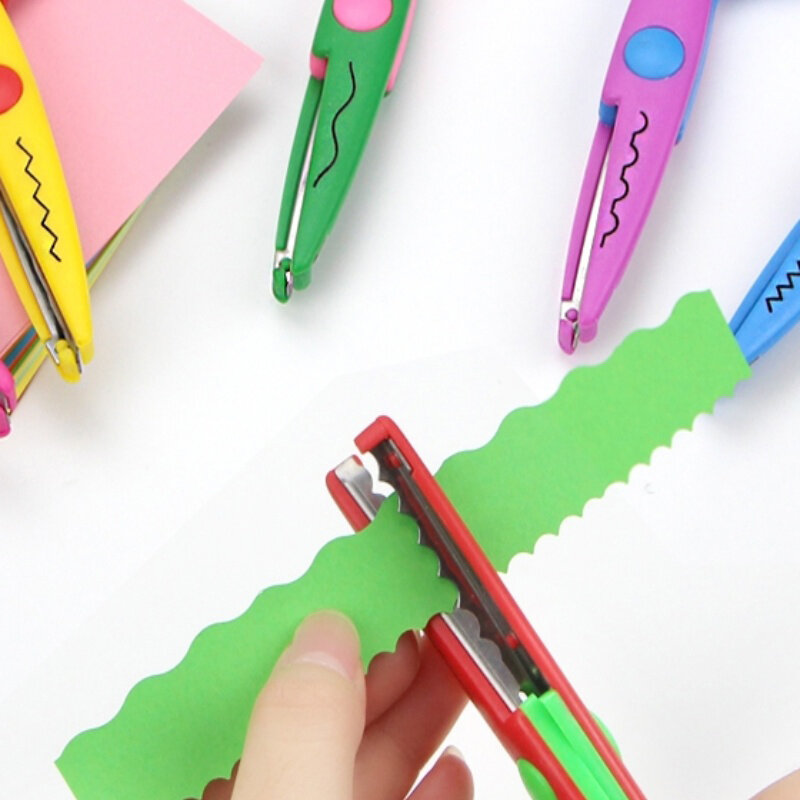 1 szt. 6 cali wielofunkcyjne nożyczki bezpieczeństwa bezpieczeństwa dla dzieci kreatywne materiały dla studentów ręcznych materiałów piśmiennych