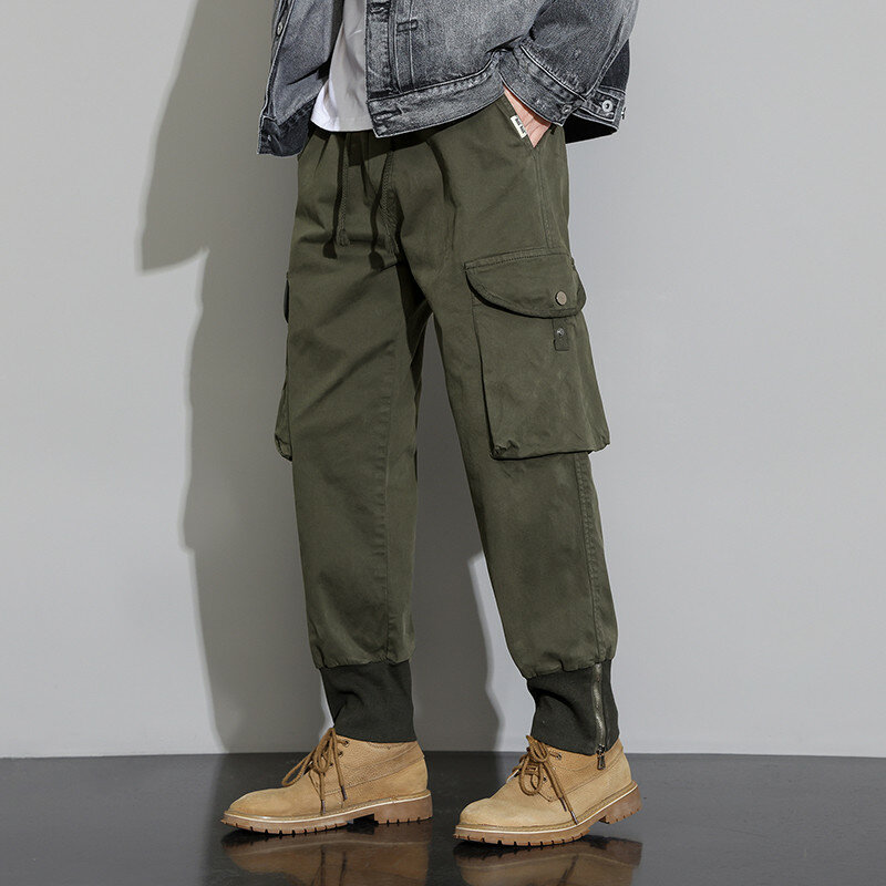 2024 nowe spodnie haremowe męskie na co dzień spodnie sportowe hiphopowe spodnie dresowe Streetwear spodnie alpinistyczne Jogger luźne spodnie rozmiar 8xl