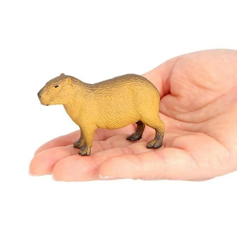 Capybara Cognitive Plastic Dolphin Toy para Crianças, Enlightenment Simulation Ornaments, Static Solid, Wildlife
