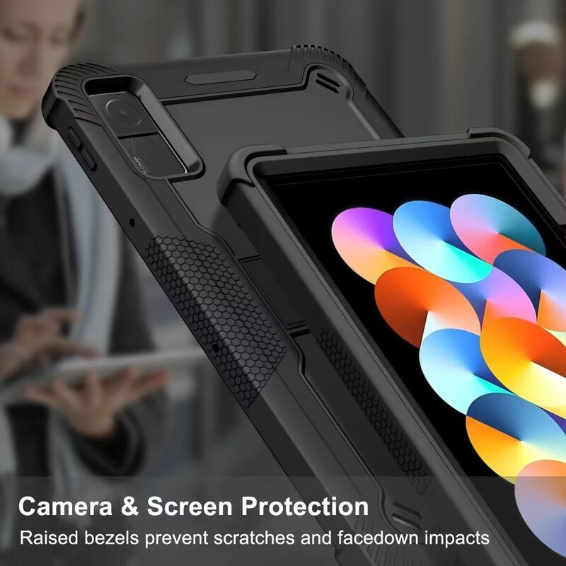 For Xiaomi Redmi Pad SE 11 10.61 Mi Pad 6 11"  PC Tablet Stand Cover Kids Shockproof Case For Redmi Pad 10.6 With Holder Shell