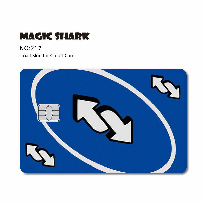 Stiker kulit kartun Anime Blue Eys Dragon PVC kartu kredit Bank Debit kartu Bus tidak pudar