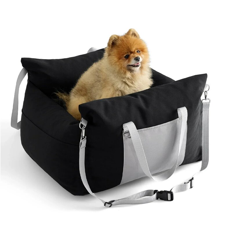 Car Dog Kennel Car Waterproof Safety Seat Pet Car Bag Portable Kennel Pet Cushion Cage Dog Accessories Dog Travel House