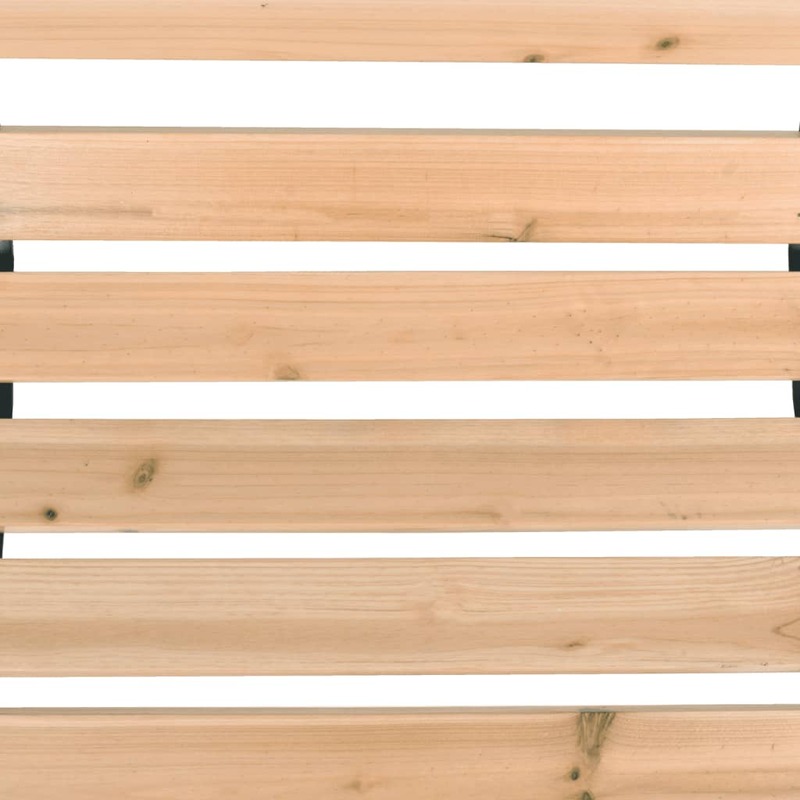 Banco de madera para Patio, muebles de madera para porche, 48 "x 20" x 28,7"