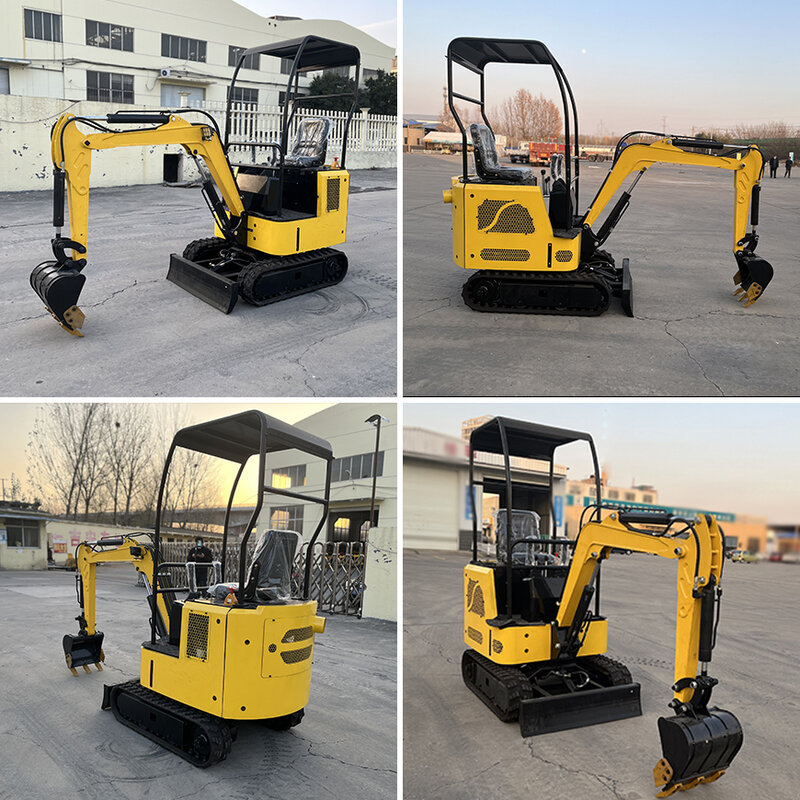 Construction tools yard renovation and routine maintenance, excavation and backfill,use China 15 mini excavator customized