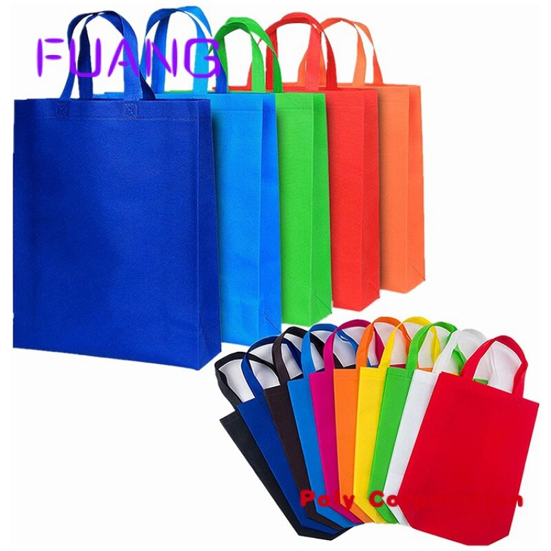Custom  Promotional Reusable Shopping Bags Custom Non Woven Bag With Print Logo