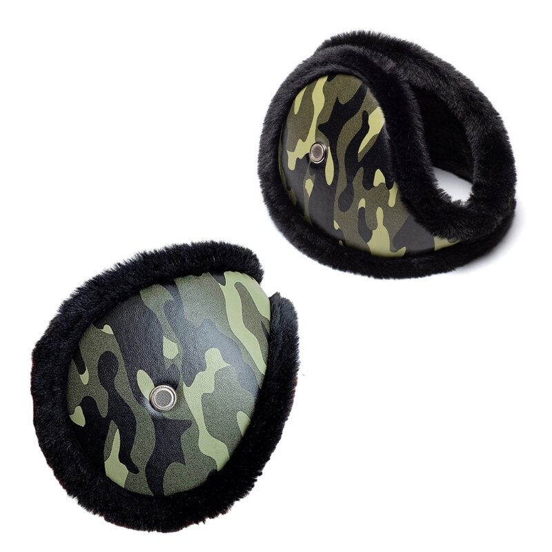 Eye-Catching Camouflage Ear Warmer Windproof Earmuffs for Teen Hiking Skiing