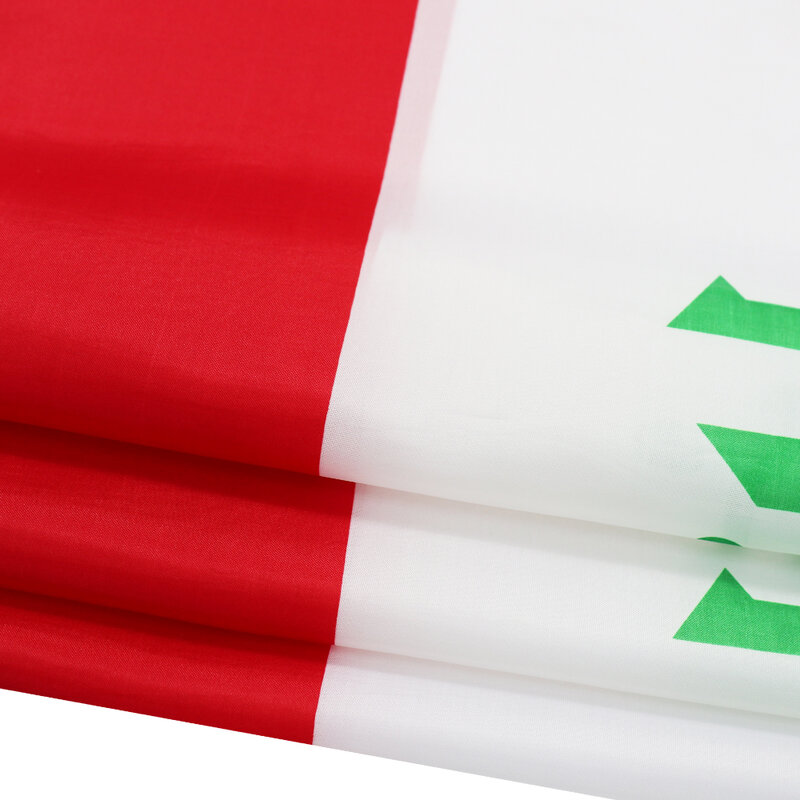 Бесплатная доставка флаг Ирака нация 90x150 см 3 фута x 5 футов полиэстер баннер под заказ флаг по всему миру