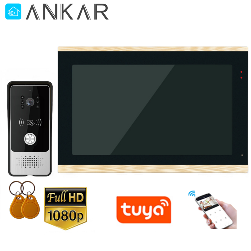 Ankartech-انتركوم فيديو مع وظيفة التحكم في الوصول ، انتركوم فيديو RFID ، هاتف باب فيديو IP ، أو"