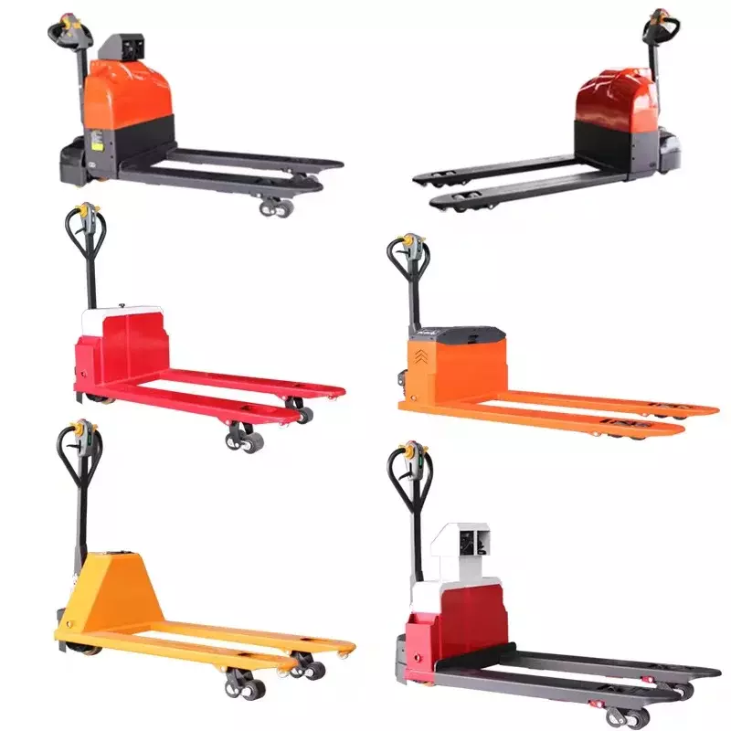 Mini Handling Equipment Warehouse 1.5 Ton Capacity Battery Charge Full Battery Powered Jack electric pallet truck
