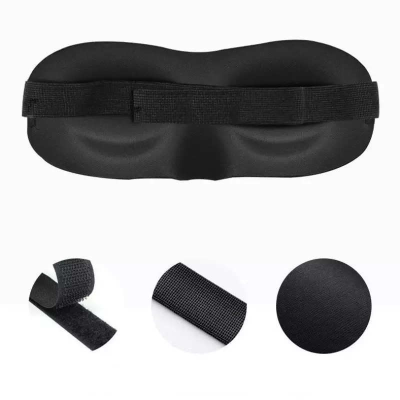 3D Sleeping Mask eyeppatch Block Out Light Soft Paded Sleep Rest Relax Aid Cover Patch benda per il viso ombretto Eyeshade Eyes Patchs